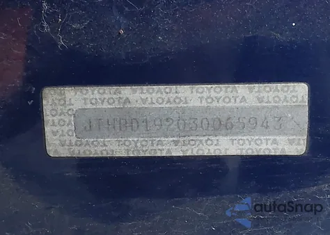 2003 Lexus Is 300 z USA, uszkodzony, nr VIN JTHBD192030065943